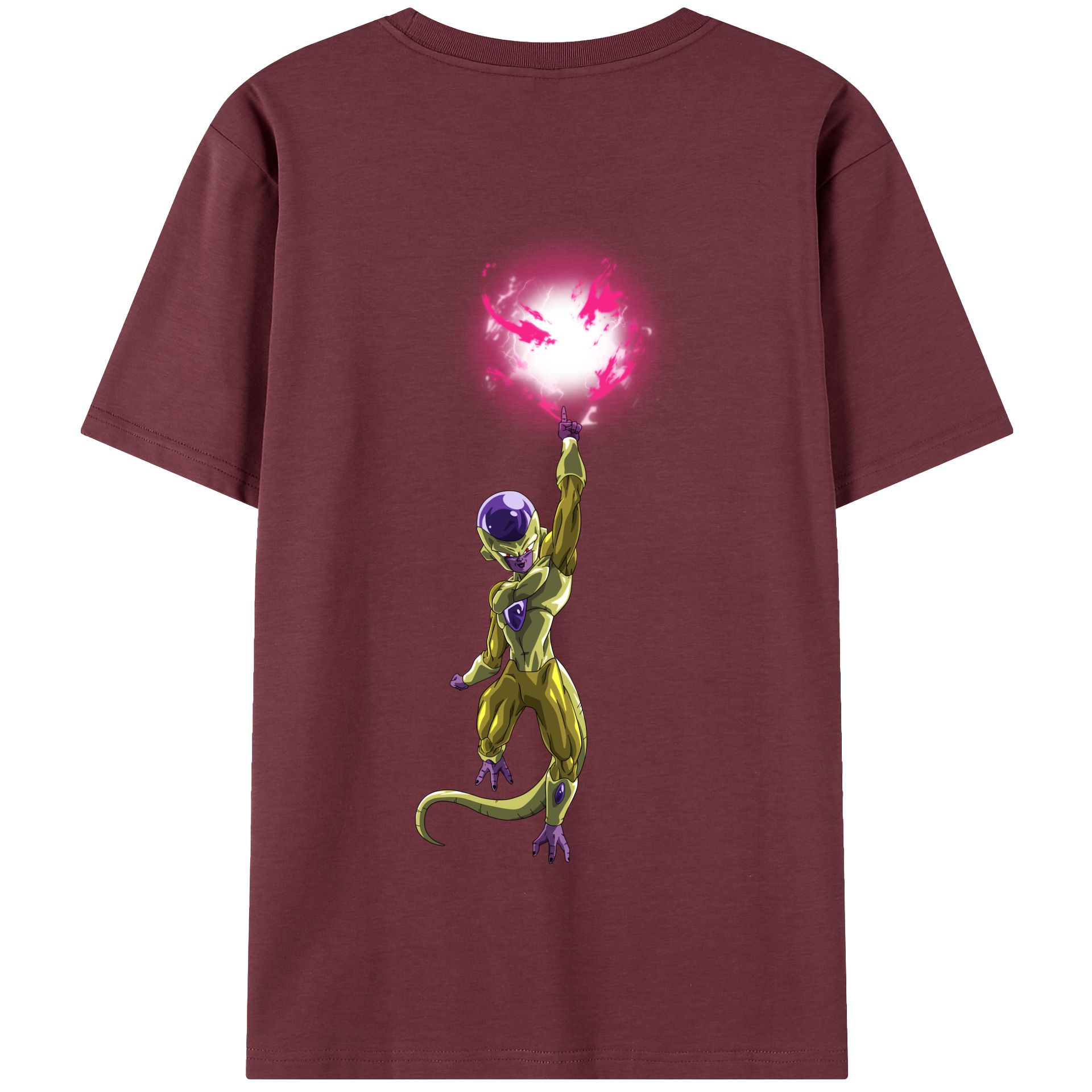 （画像用） ドラゴンボール フリーザ DRAGON BALL Frieza 綿100％半袖Tシャツ（背面プリント）